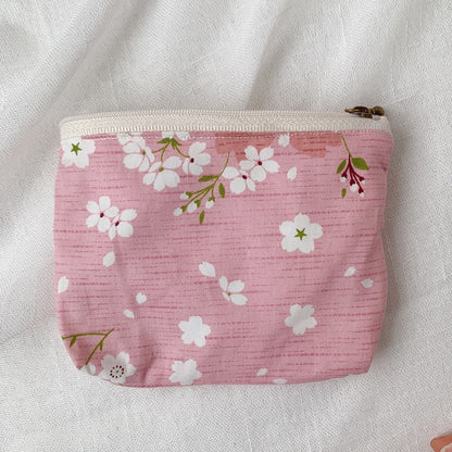 Cosbai canvas printed coin purse shown close-up highlighting vibrant canvas print