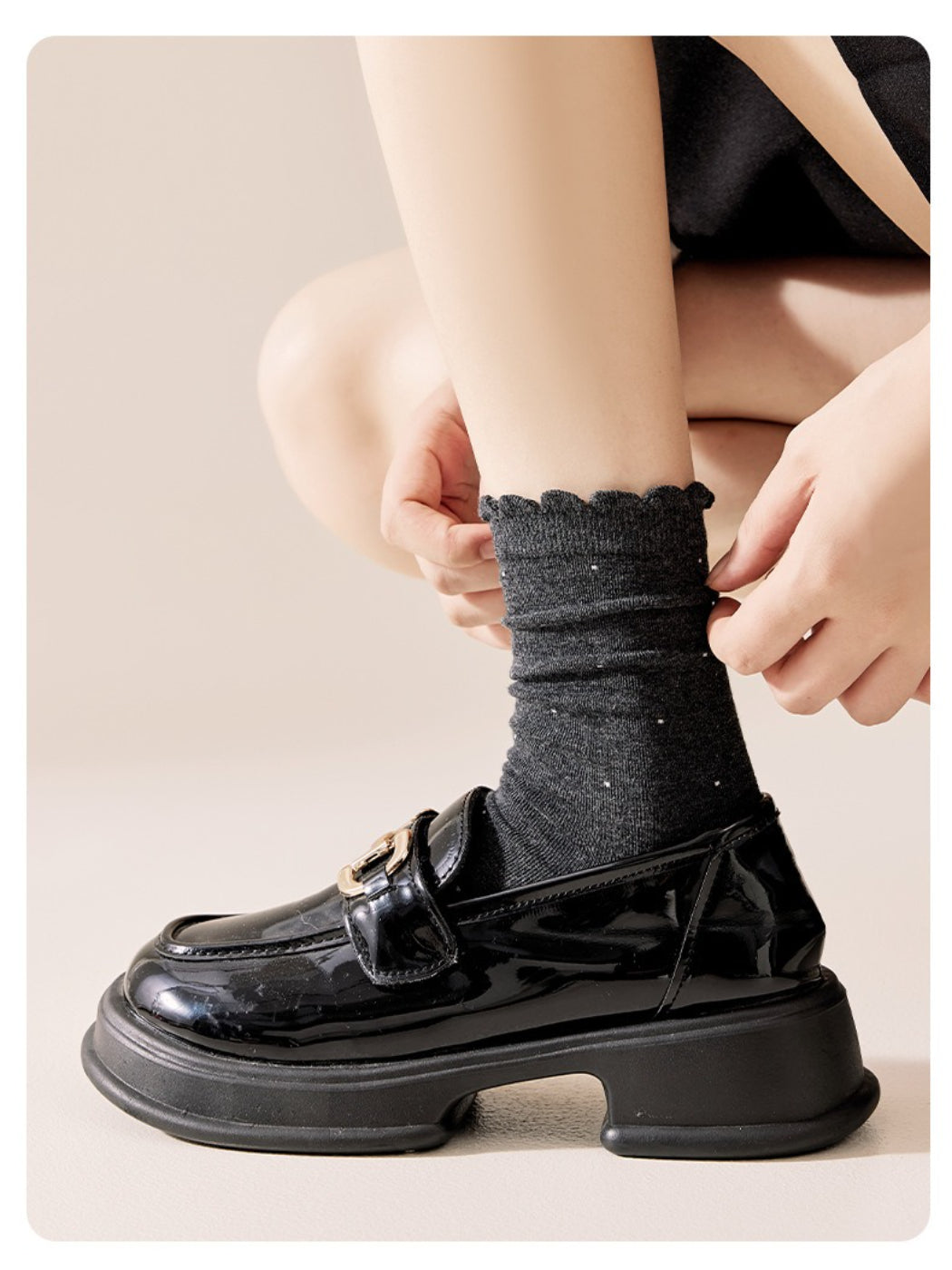 Rufia - Micro Dot Crew Socks