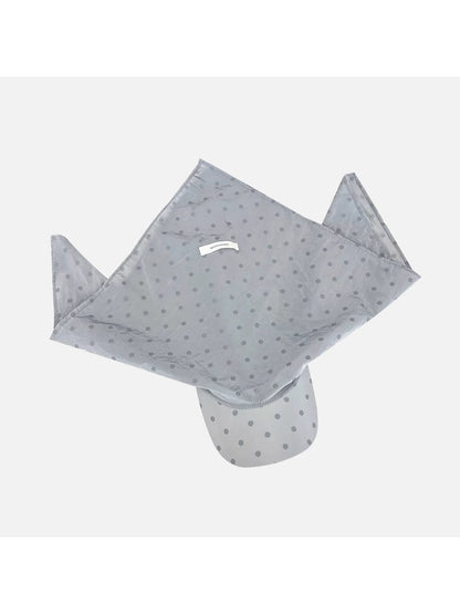 Haila - Polka Dot Curved Brim Headscarf Cap