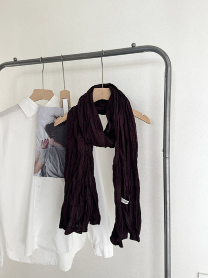 Scarvii - Crinkle Texture Long Scarf