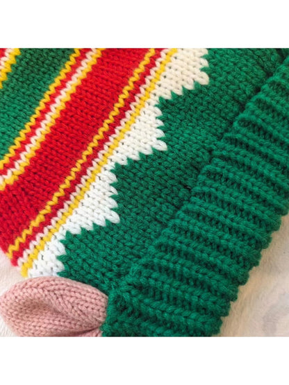 Haila - Christmas Knitted Beanie with Elf Ears