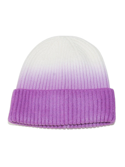 Haila Ombre Ribbed Knit Beanie