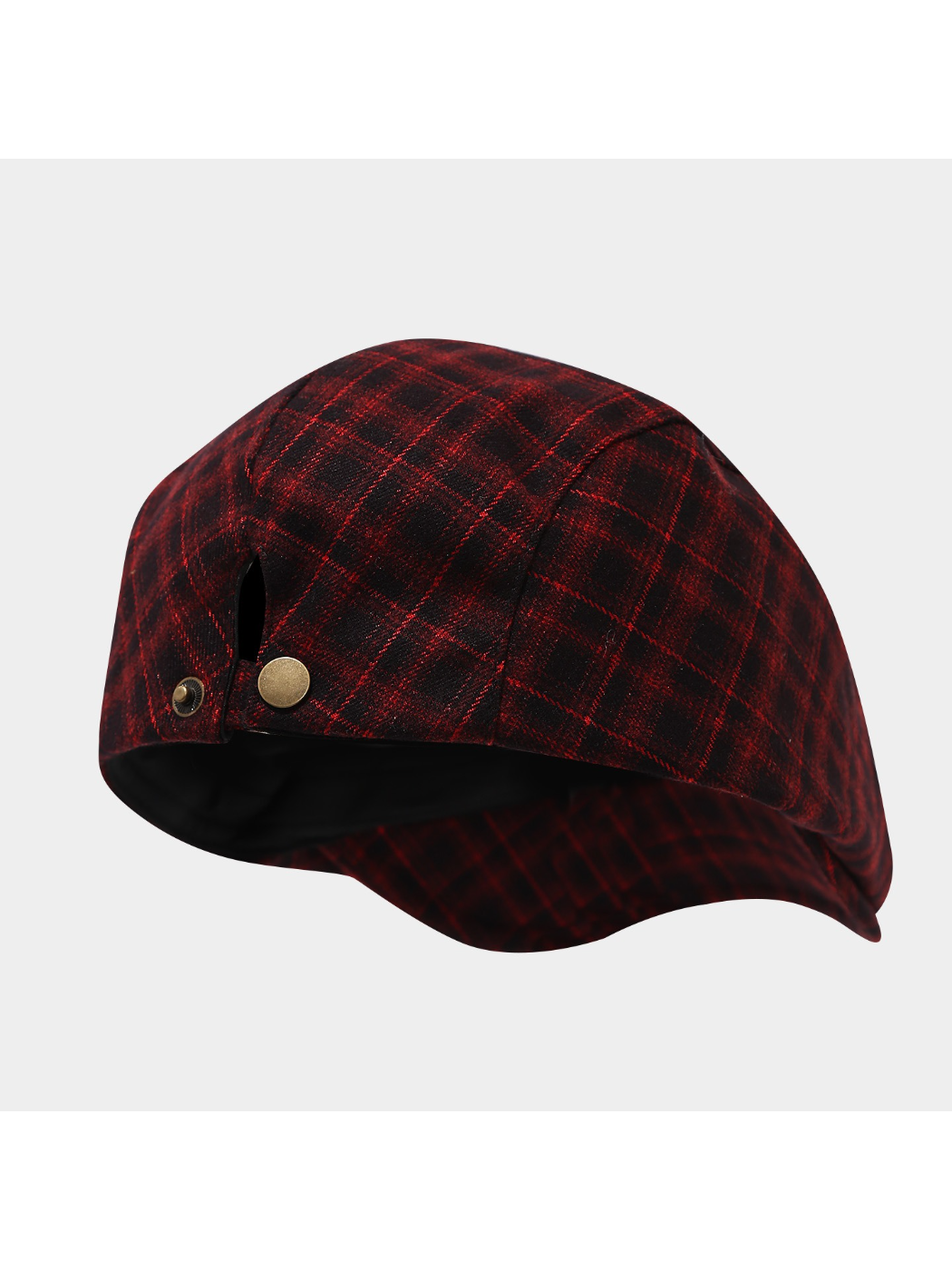 Haila - Vintage Plaid Newsboy Cap