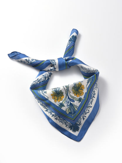 Scarvii - Vintage Botanical Border Square Scarf