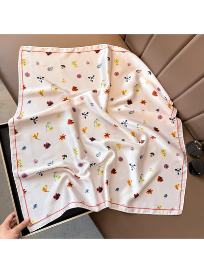 Scarvii Scattered Floral Square Scarf