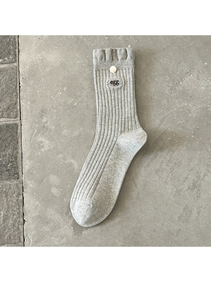 Rufia - Ribbed Badge Classic Crew Socks product image 5