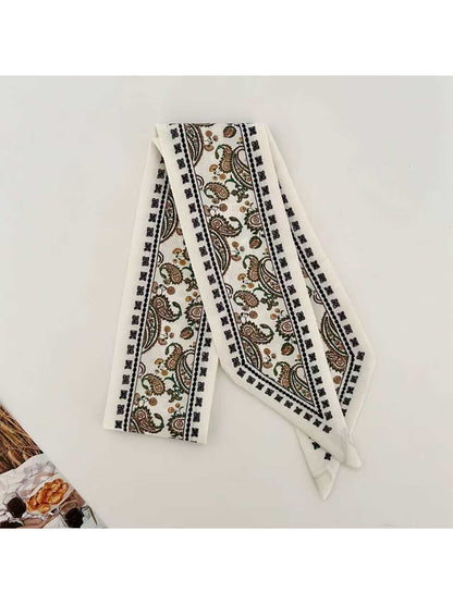 Scarvii Classic Paisley Skinny Scarf