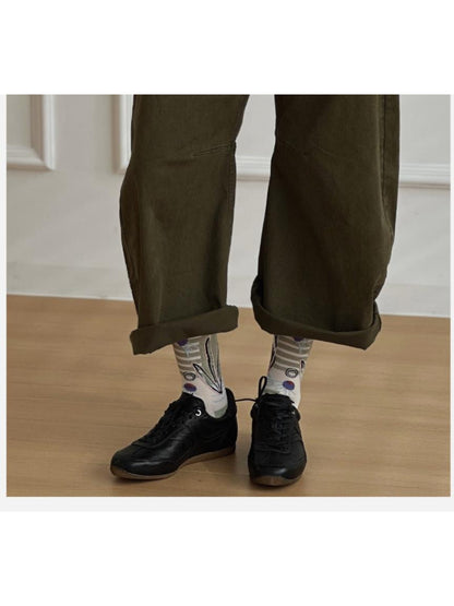 Rufia - Abstract Botanical Crew Socks