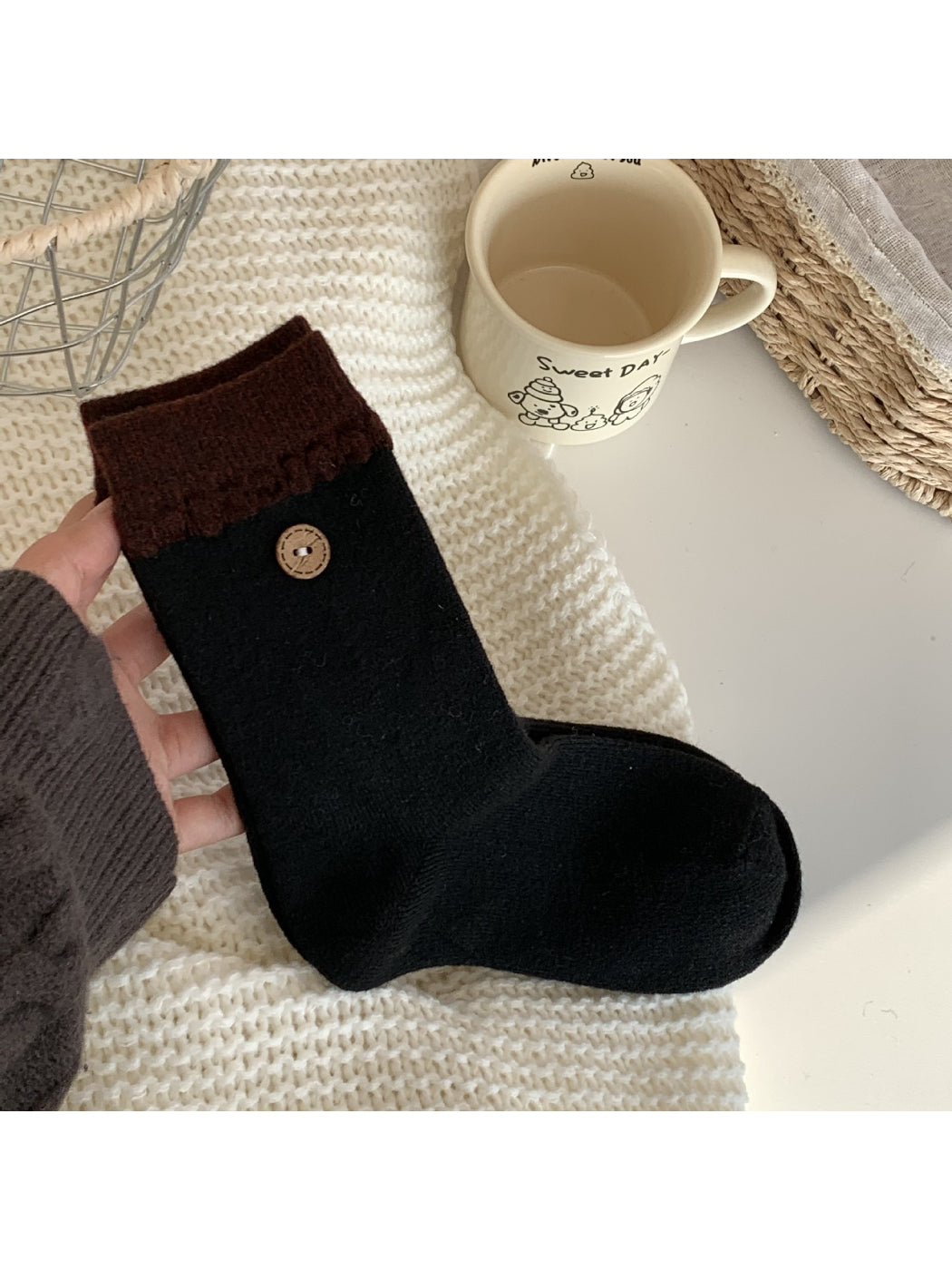 Rufia - Pom Trim Crew Socks product image 4