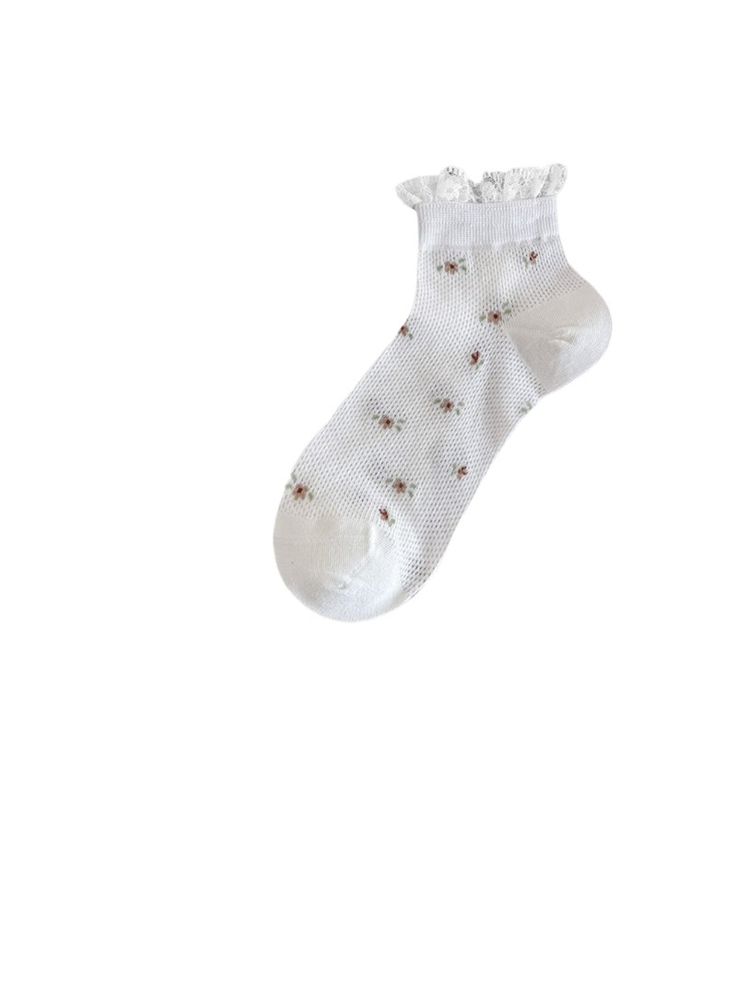Rufia - Lace Top Ditsy Floral Ankle Socks product image 5