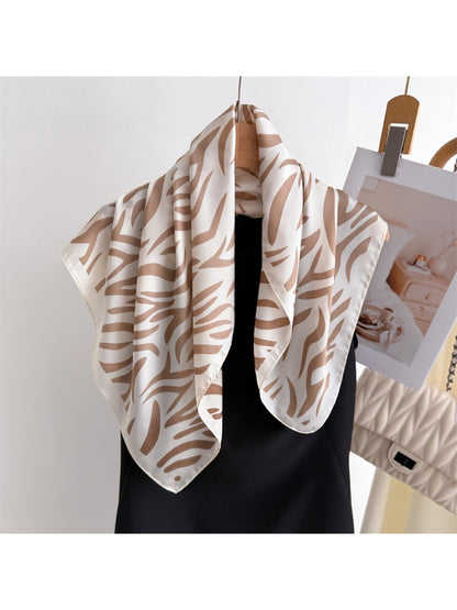 Scarvii - Zebra Print Square Scarf