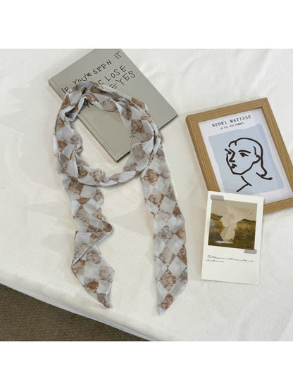 Scarvii - Boho Print Skinny Scarf