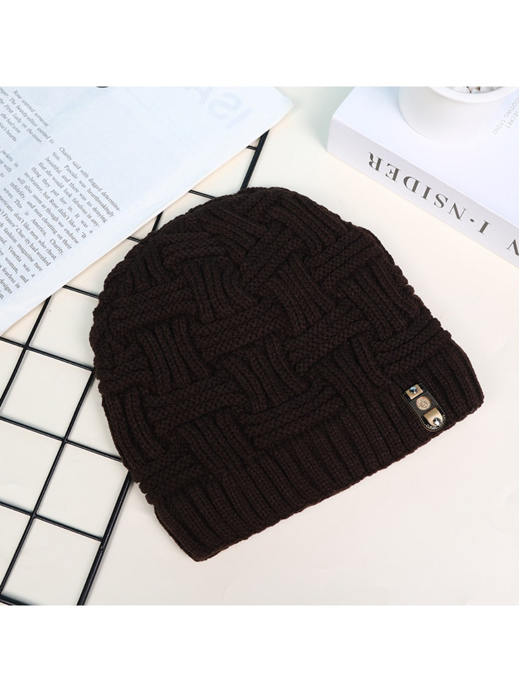 Haila - Elderly Unisex Thermal Ear-Flap Knitted Beanie