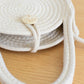 Cosbai - Boho Woven Tote Bag with Button Closure