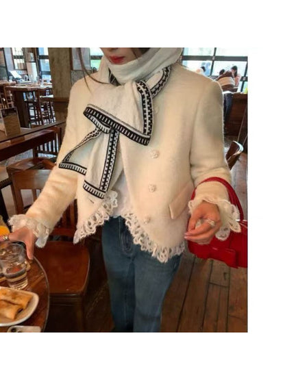 Scarvii - Contrast Edge Long Scarf