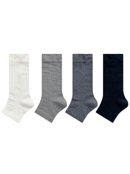 Rufia - Sheer Ruffle Edge Open Design Socks