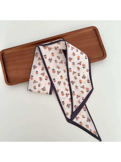Scarvii Ditsy Floral Skinny Scarf