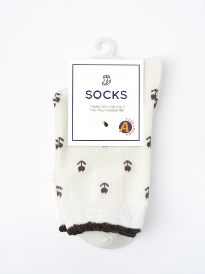 Rufia - Floral Lace Trim Socks