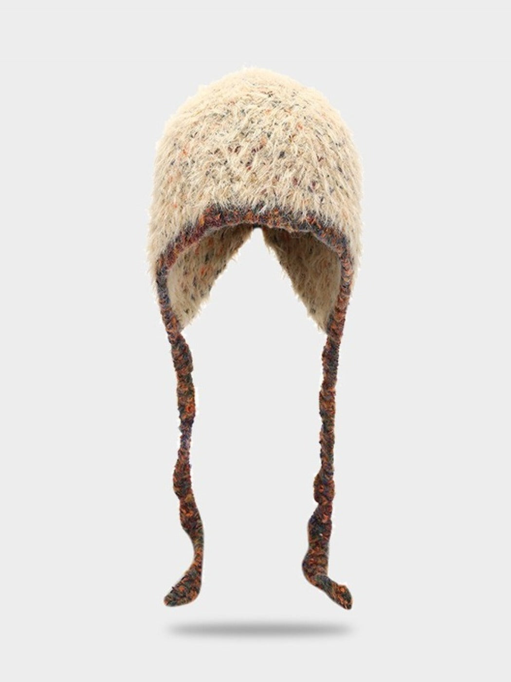 Haila – Fuzzy Earflap Winter Knitted Beanie