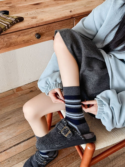 Rufia - Soft Stripe Crew Socks