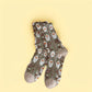 Rufia - Vintage Oil Painting Floral Relief Socks