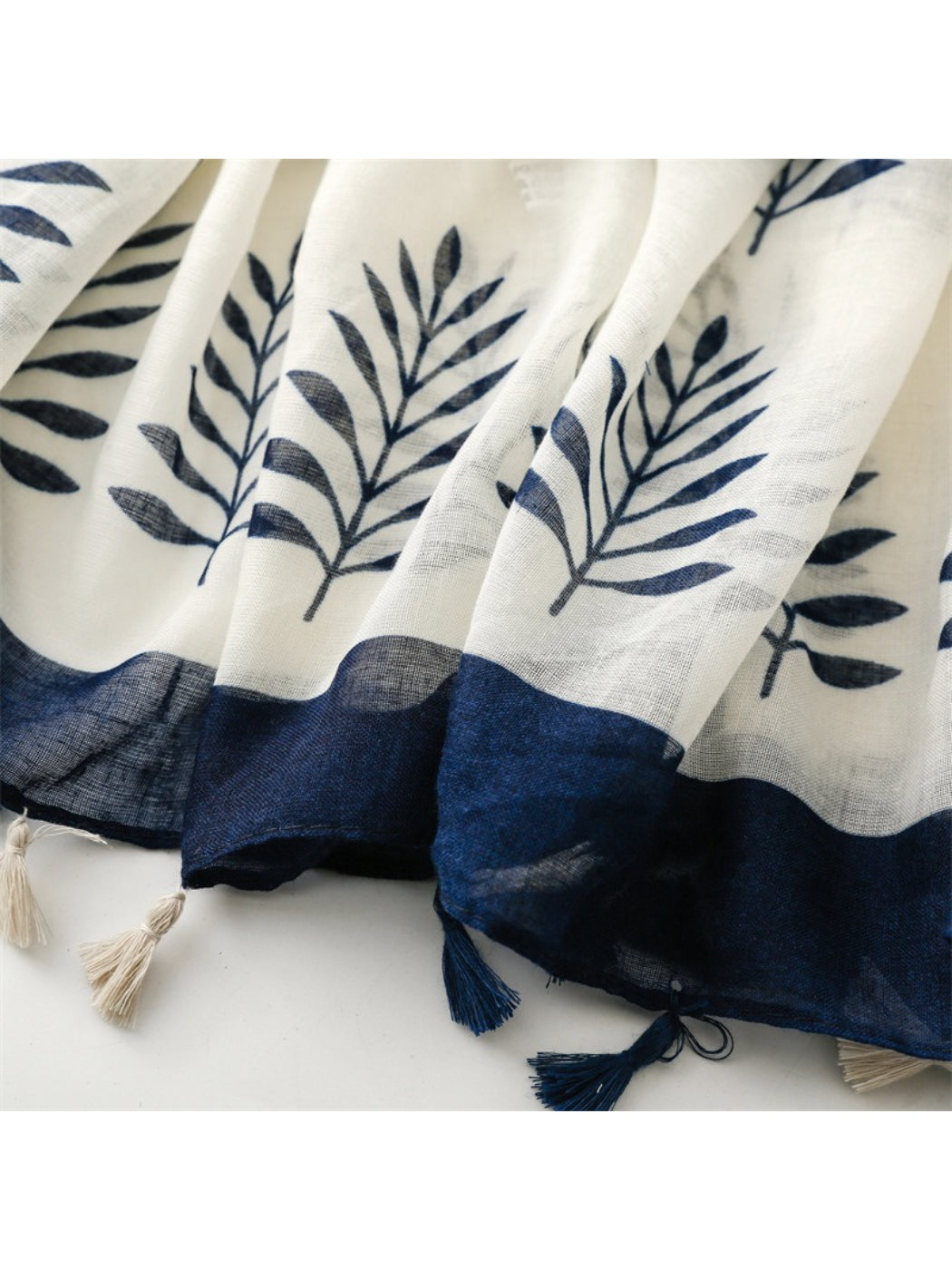 Scarvii - Botanical Border Print Scarf