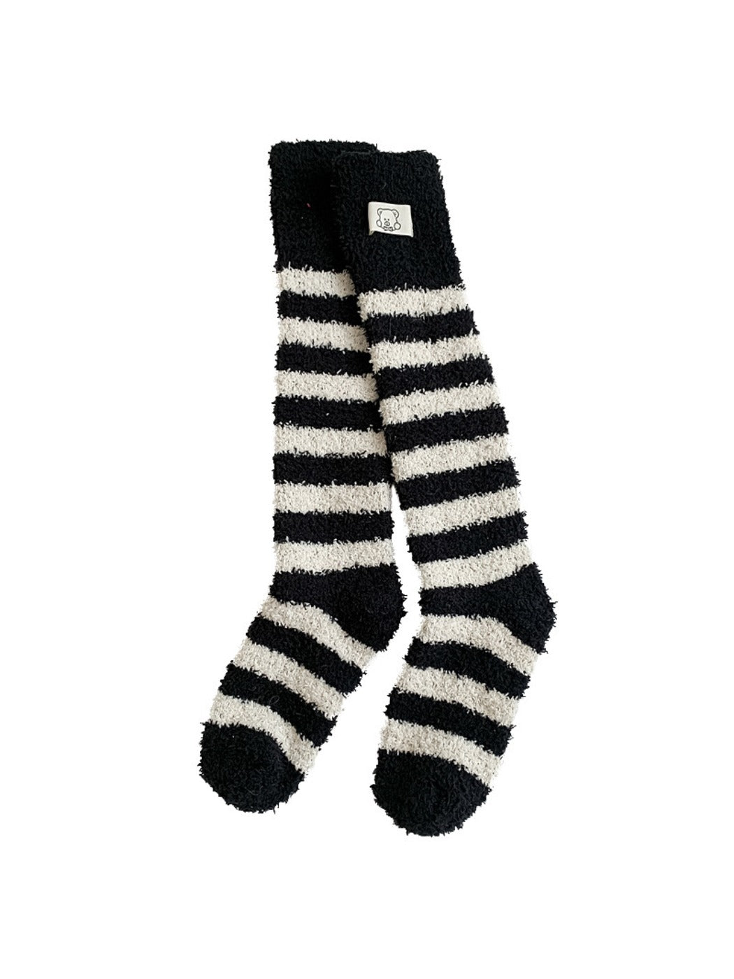 Rufia - Plush Striped Sleep Socks