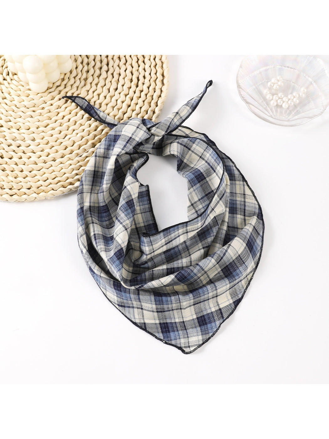 Scarvii Classic Plaid Head Scarf