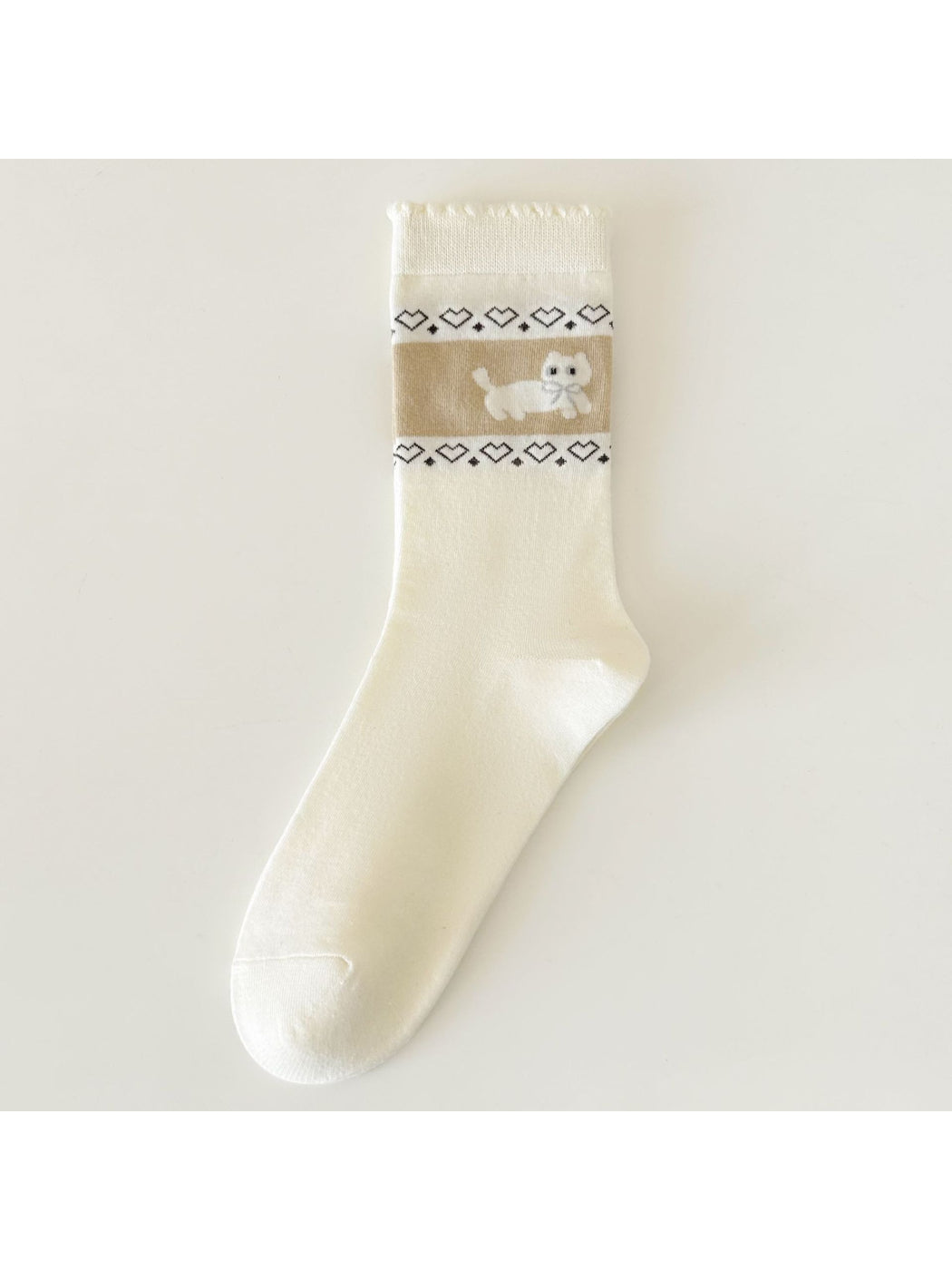 Rufia – Retro Fair Isle Cartoon Socks