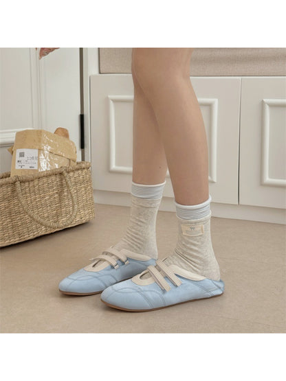 Rufia - Stripe Cuff Foldover Crew Socks