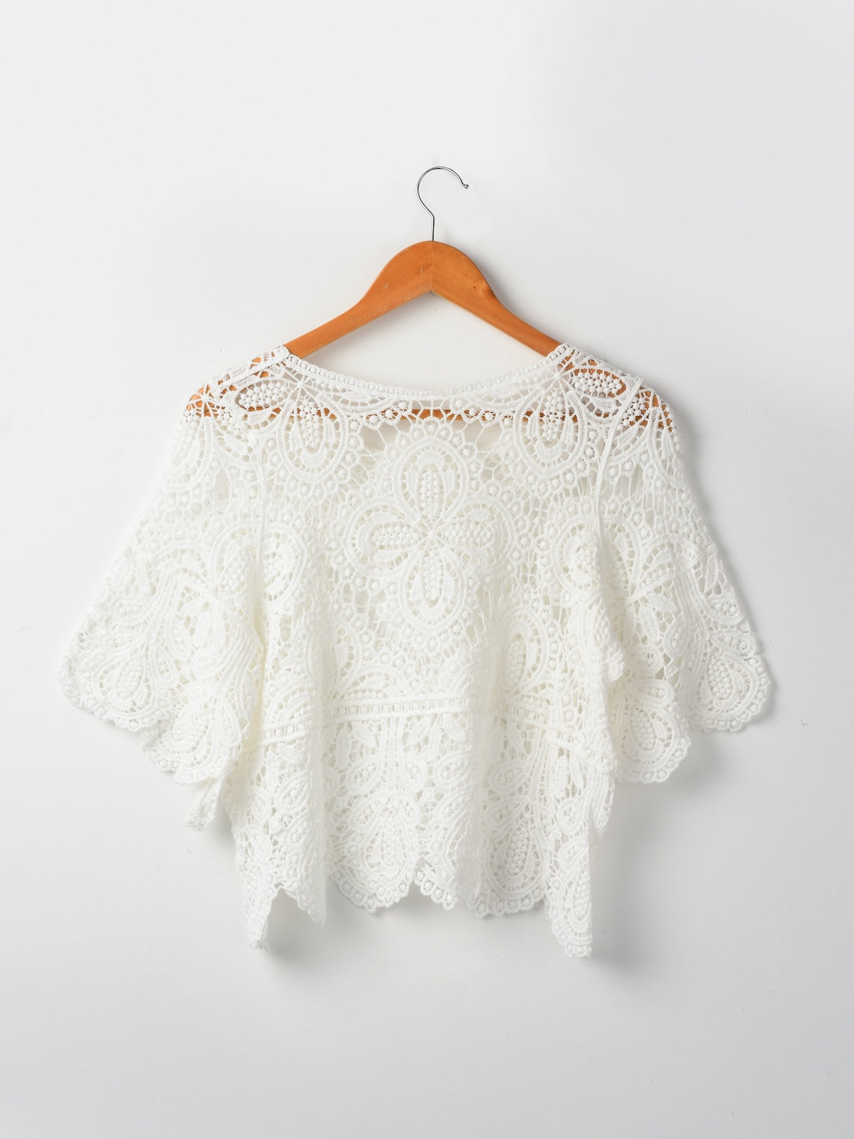 Crosa Crochet Hollow-Out Pullover Top product shape