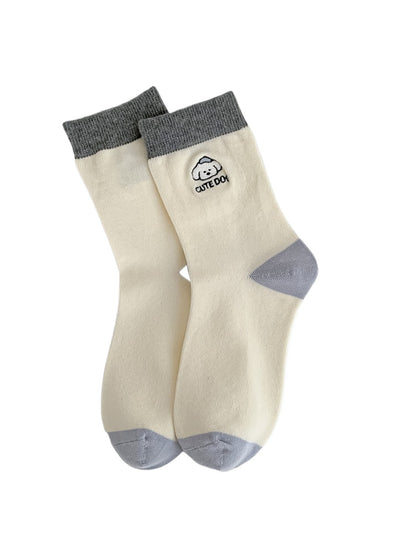 Rufia - Cute Puppy Crew Socks