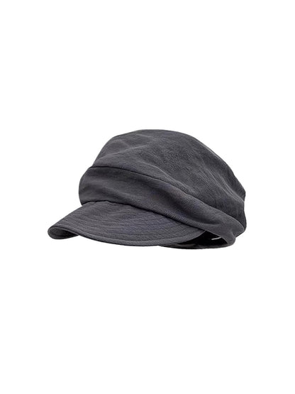 Haila - Soft Crown Folded Band Curved Brim Cap