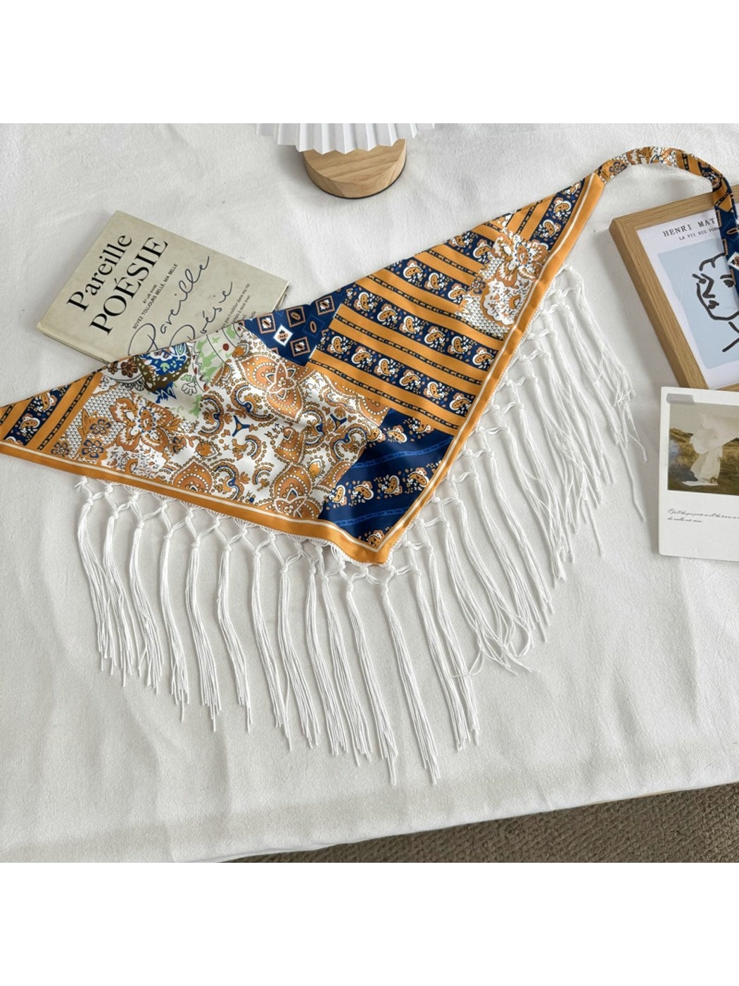 Scarvii - Chic Fringed Fashion Triangle Bandana