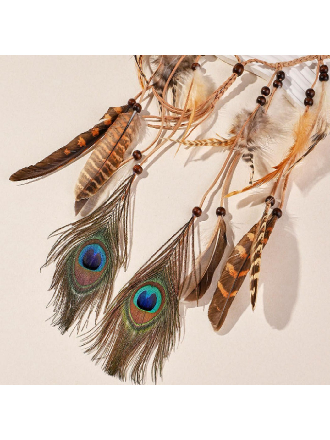 Hairish - Boho Feather Hair Garland