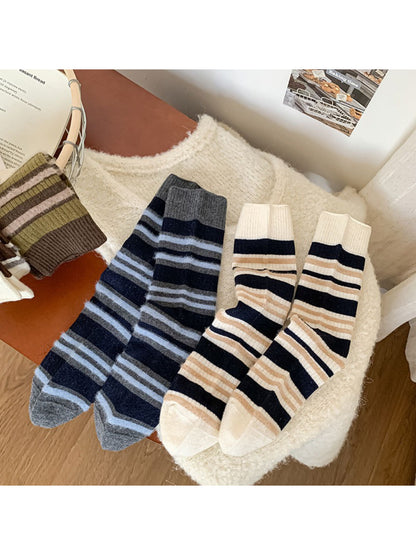 Rufia - Soft Stripe Crew Socks