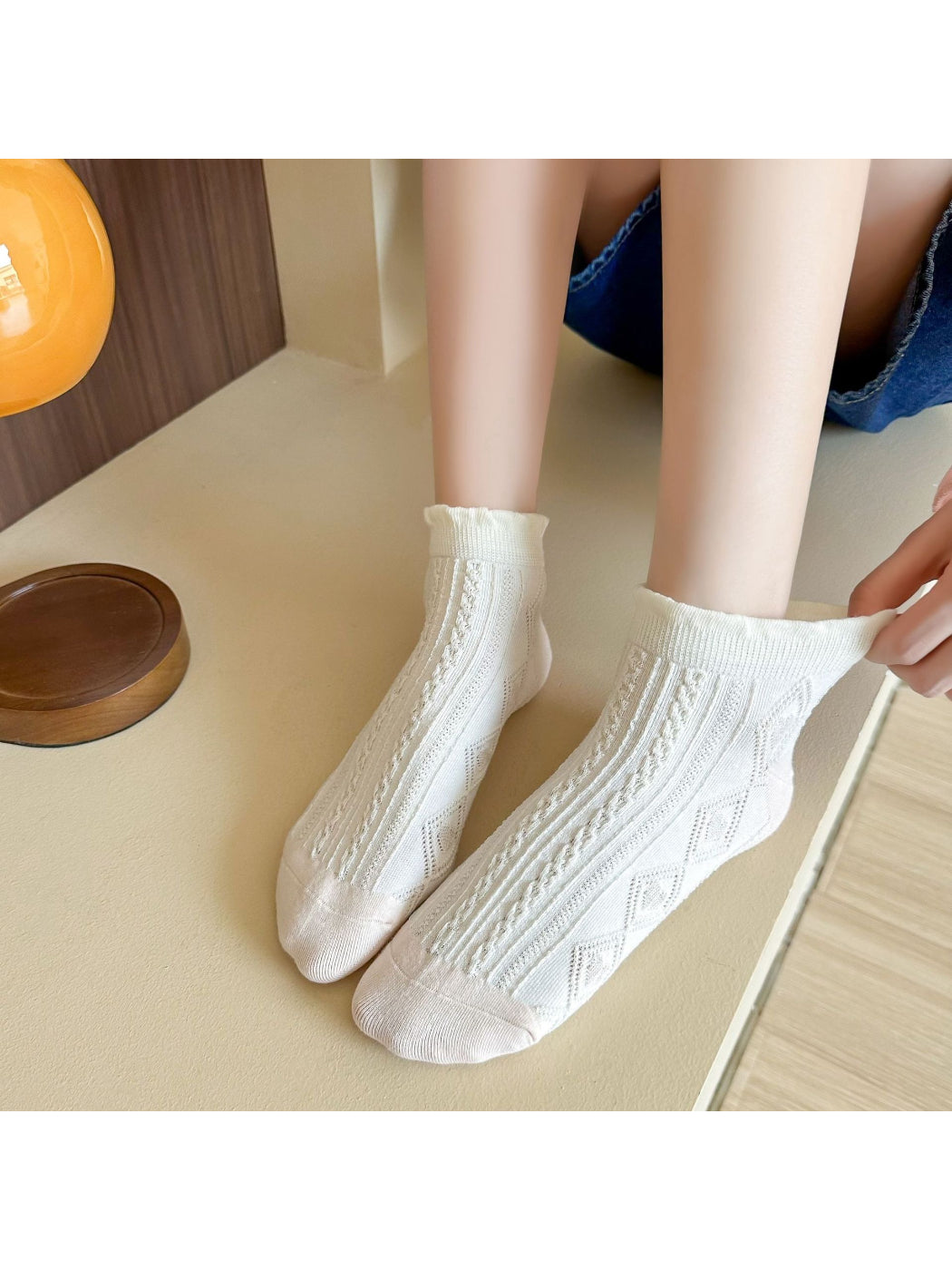 Rufia - Cute Love Motif Ankle Socks product image 3
