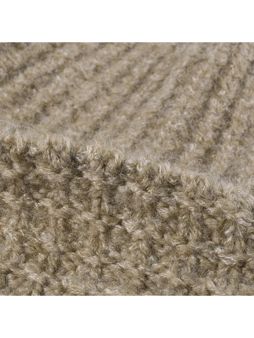Haila - Textured Ribbed Cuffed Knit Beanie