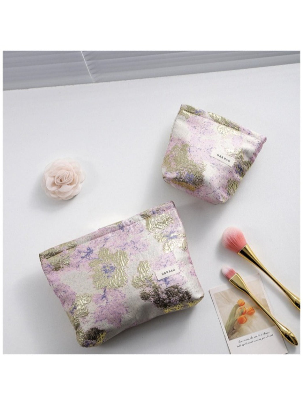 Cosbai - Rose Garden Cosmetic Bag