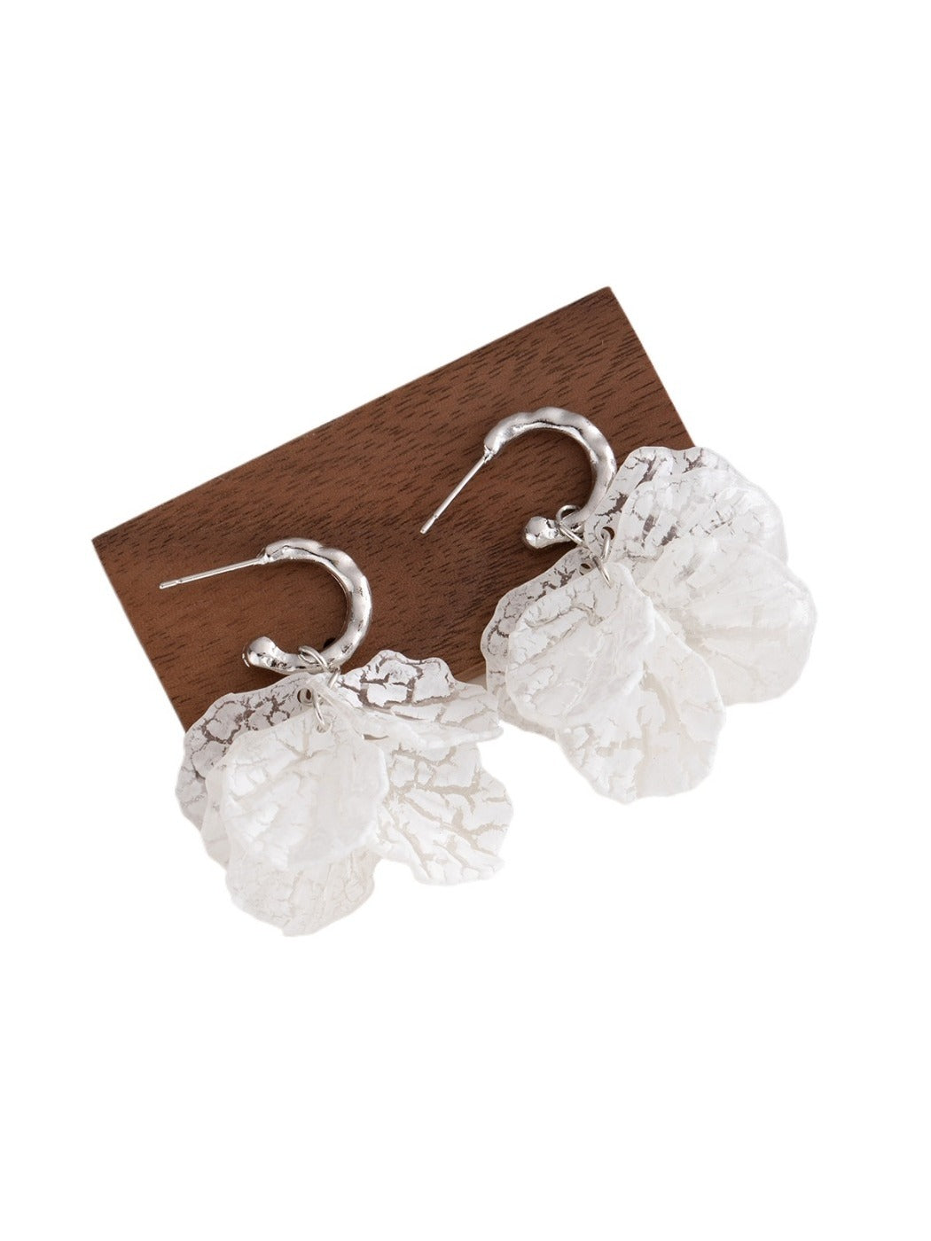 Earwish - Summer Fresh Petal Drop Earrings - Dainty & Elegant