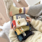 Rufia - Cute Dog Head Pattern Warm Floor Socks