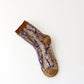 Rufia - Vintage Floral Relief Crew Socks