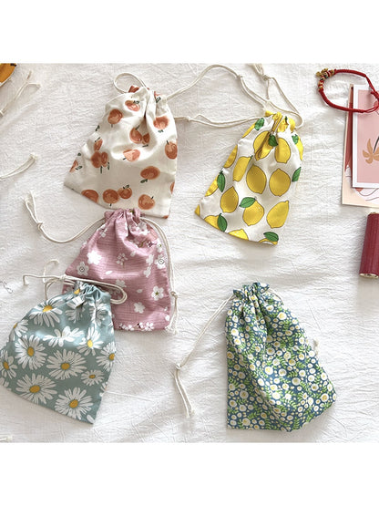 Cosbai - Printed Drawstring Pouch Bag for Travel