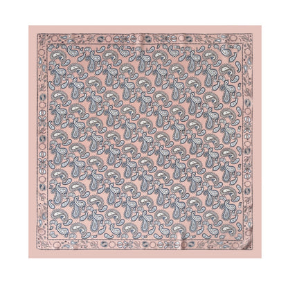 Scarvii - Soft Vintage Paisley Printed Square Scarf