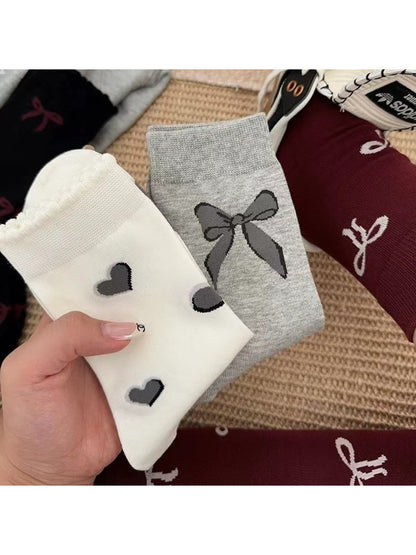 Rufia - Ribbon Charm Crew Socks