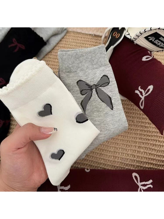 Rufia - Ribbon Charm Crew Socks
