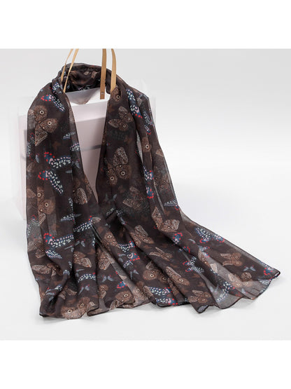 Scarvii - Unisex Butterfly Print Scarf