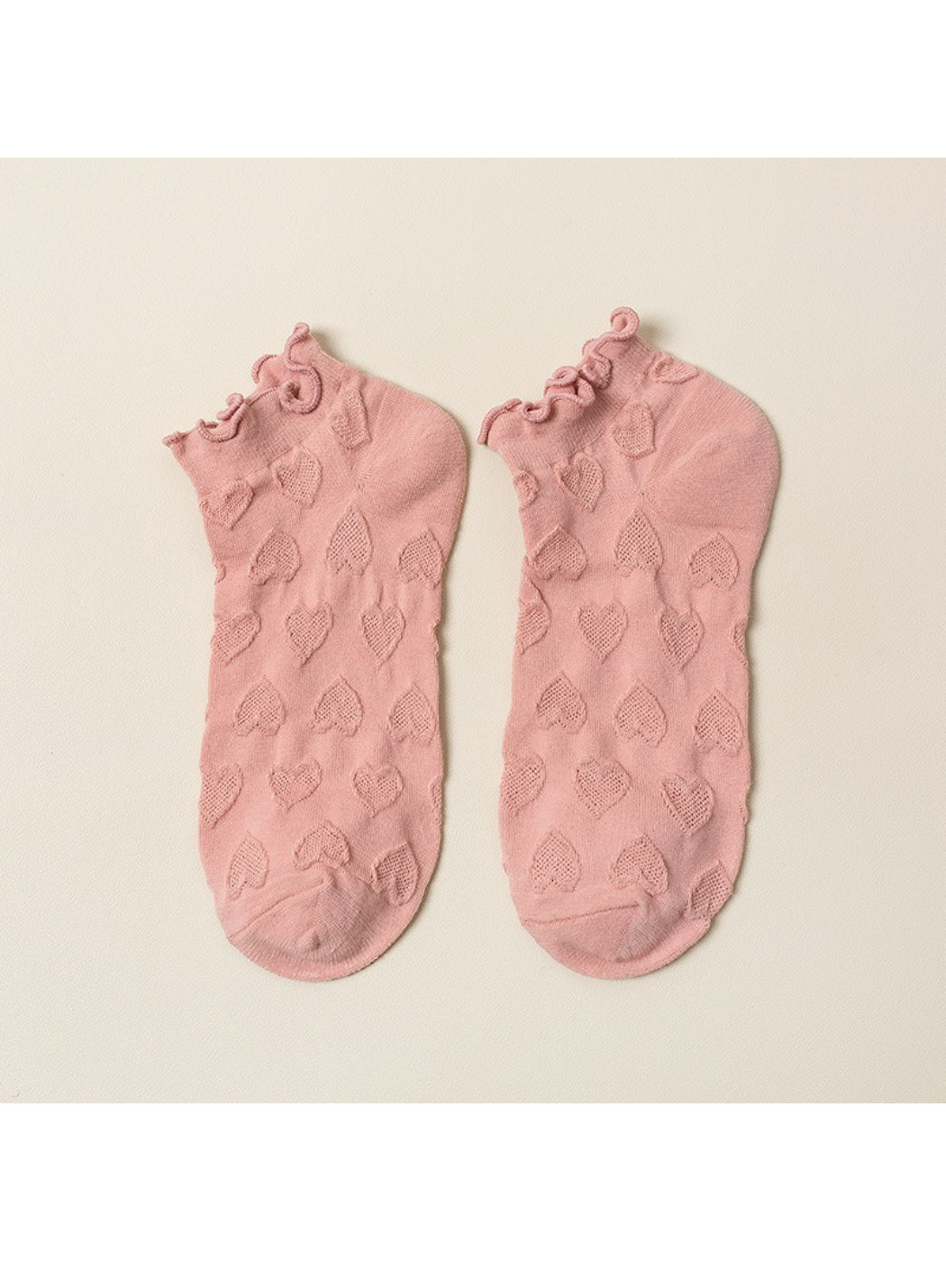 Rufia - Textured Heart Ankle Socks product image 7