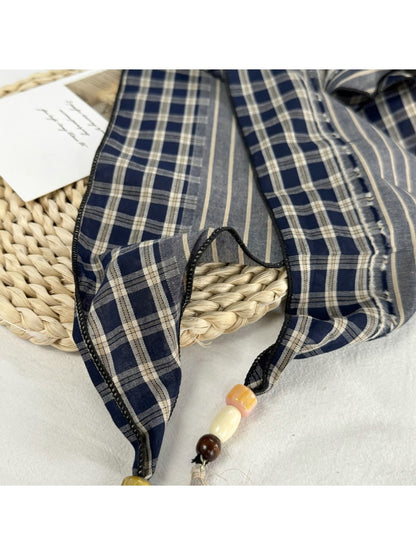 Scarvii - Retro Plaid Classic Style Bandana Scarf