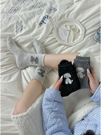 Rufia - Soft Dog Accent Crew Socks